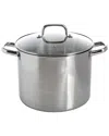 Oster Adenmore 12qt Stainless Steel Stock Pot In Metallic