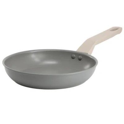 Oster Ambrose 8 Inch Nonstick Aluminum Frying Pan In Matte Grey In Gray