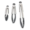 Oster Baldwyn 3 Piece Stainless Steel Kitchen Tongs Set In Black