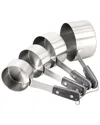 Oster Blakeley 4pc Stainless Steel Measuring Cup Set In Silver