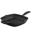 Oster Castaway 10in Square Cast Iron Grill Pan