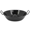 Oster Castillo 12 Inch Enamel On Steel Paella Pan In Speckled Black In Black