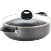 Oster Clairborne 6 Quart Nonstick Aluminum Everyday Pan In Grey In Gray