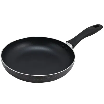 Oster Clairborne 9.5 Inch Aluminum Hammer Tone Frying Pan In Charcoal Grey In Black