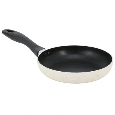 Oster Clairborne Round Nonstick Aluminum Frying Pan In Linen In Cream