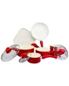 Oster Cocina San Jacinto Aluminum 9pc Cookware Set In Red