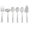 Oster Eastleigh 6 Piece Stainless Steel Hostess Set With Mirror Polish Finish In Silver