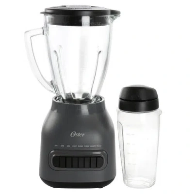 Oster Easy To Clean 700 Watt Blender With 20 Ounce Blend-n-go Cup In Gray