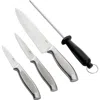 Oster Edgefield Stainless Steel 4 Piece Cutlery Set In Silver