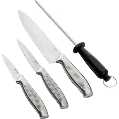 OSTER OSTER EDGEFIELD STAINLESS STEEL 4 PIECE CUTLERY SET