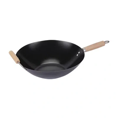 Oster Findley Carbon Steel 13.77" Wok In Black
