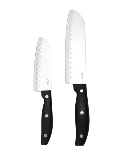OSTER OSTER GRANGER 2PC STAINLESS STEEL SANTOKU KNIFE SET