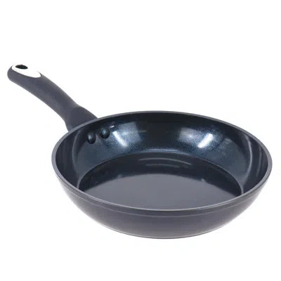Oster Hawke 9.5 Inch Ceramic Nonstick Aluminum Frying Pan In Dark Blue In Navy