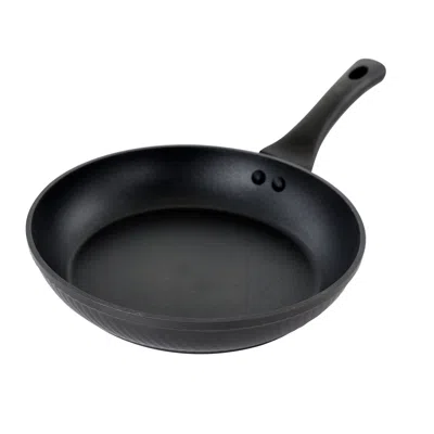 OSTER KONO 9.5 INCH ALUMINUM NONSTICK FRYING PAN IN BLACK WITH BAKELITE HANDLES