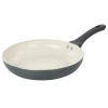 Oster Ridge Valley 10 Inch Aluminum Nonstick Frying Pan In Grey In Gray