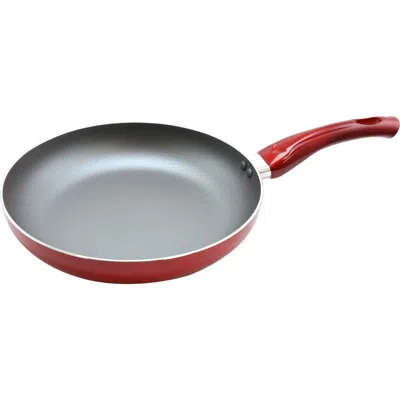 Oster Sato 10 Inch Aluminum Frying Pan In Metallic Red