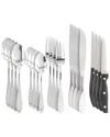 Oster Silvermist 20pc Stainless Steel Flatware Set