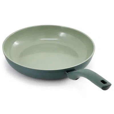 Oster Sutterville Choice 12 Inch Ceramic Nonstick Frying Pan In Evergreen In Green