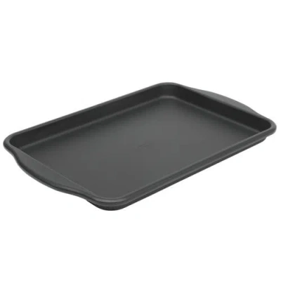 Oster Teston Platinum Collection 15x10 Inch Nonstick Carbon Steel Cookie Sheet In Matte Black