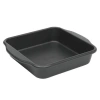 Oster Teston Platinum Collection 8 Inch Nonstick Carbon Steel Square Cake Pan In Black