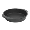 Oster Teston Platinum Collection 9 Inch Nonstick Carbon Steel Cake Pan In Matte Black In Black