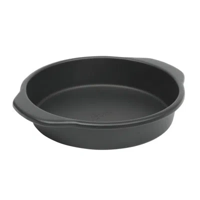 Oster Teston Platinum Collection 9 Inch Nonstick Carbon Steel Cake Pan In Matte Black