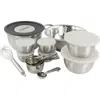 Oster Tobias 27 Piece All-in-one Cooking Tool Set In Silver