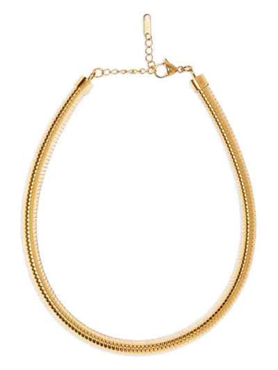 Ostras Collection Diana Plated Necklace In Metallic