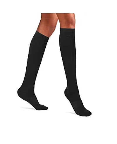 Ostrichpillow Bamboo Compression Socks In Black Eclipse