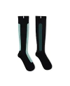 Ostrichpillow Bamboo Compression Socks In Blue Reef & Caribbean Green