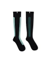 Ostrichpillow Bamboo Compression Socks In Blue Reef  Caribbean Green