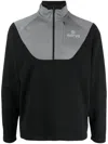 Ostrya Rove Half-zip Performance Jacket In Black