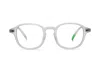Otaaki Men's White Inga Screen Glasses  – Crystal In White