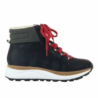 Otbt Women's Buckly Hiker Sneaker In Camo Black