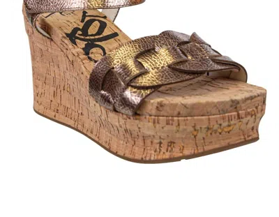 Otbt Women's Charleston Wedge Sandals In Gold