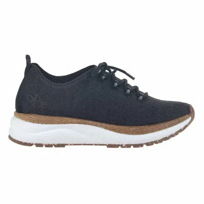 Otbt Women's Courier Sneaker In Charcoal In Blue