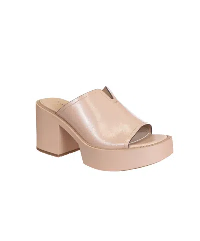Otbt Women's Freja Heeled Sandal In Rosette In Beige