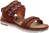 Otbt Women's Lantern Embellished Sandal In Butterscotch In Brown