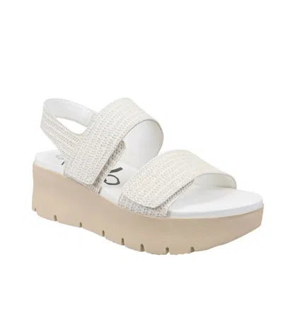 Otbt Women's Montane Platform Sandals In Raffia In Neutral