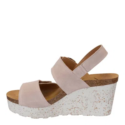 Otbt Women's Peasant Wedge Sandals In Rosette In Multi
