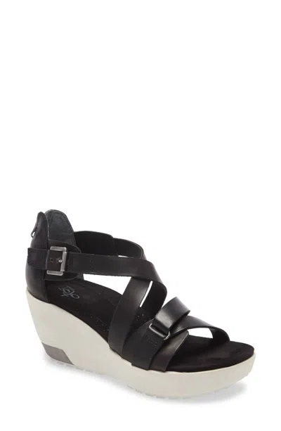 Otbt Women's Teresa Wedge Sandal In Black