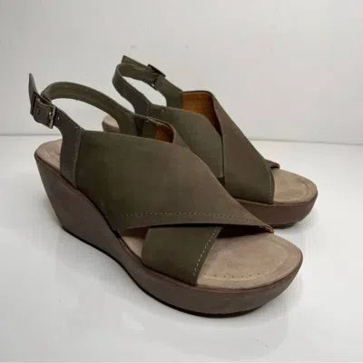 Otbt Yvonne Platform Wedge Sandals In Mint In Green