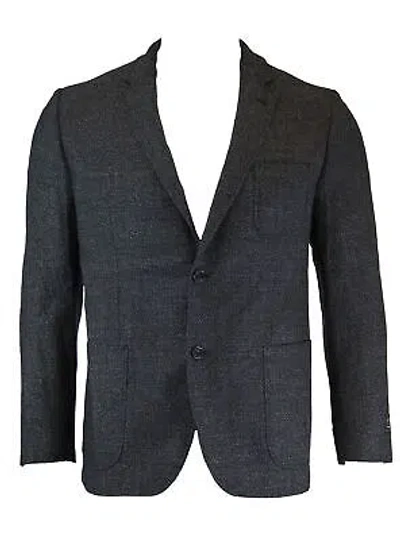 Pre-owned Other 1 Like No  Men's Gray Cotton Wool Sport Coat $495