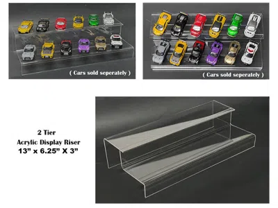 Other 2 Tier Acrylic Stand Riser "mijo Exclusives" For 1/64 Scale Models In Black