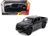 Other 2023 Toyota Tundra Trd 4x4 Pickup Truck Black With Sunroof And Wheel Rack 1/24 Diecast Model Car In Black
