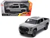 Other 2023 Toyota Tundra Trd 4x4 Pickup Truck Cement Gray With Sunroof And Wheel Rack 1/24 Diecast Model C In White