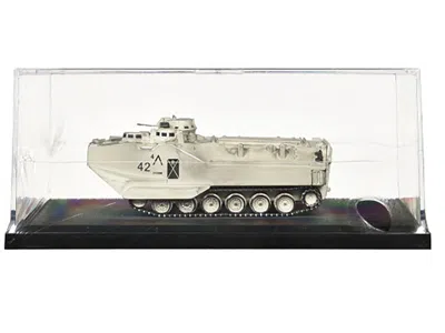 Other Aav7a1 Assault Amphibious Vehicle "united States Marines" Desert Camouflage 1/72 Diecast Model In Neutral