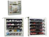 Other Showcase Wall Mount 5 Tier Display Case White With Mirror Back Panel "mijo Exclusives" For 1/64-1/43