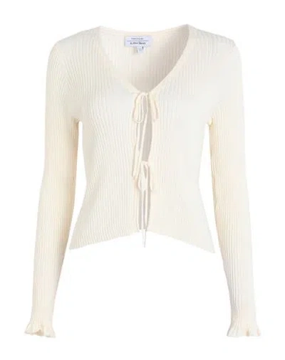Other Stories &  Woman Cardigan Ivory Size M Cotton In White