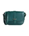 Other Stories &  Woman Cross-body Bag Dark Green Size - Soft Leather In Green